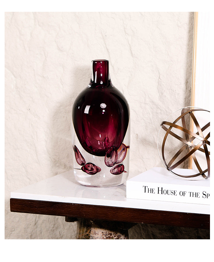 玻璃花瓶 - Luxury Premium Glass Home Decor & Artistic Piece - 8