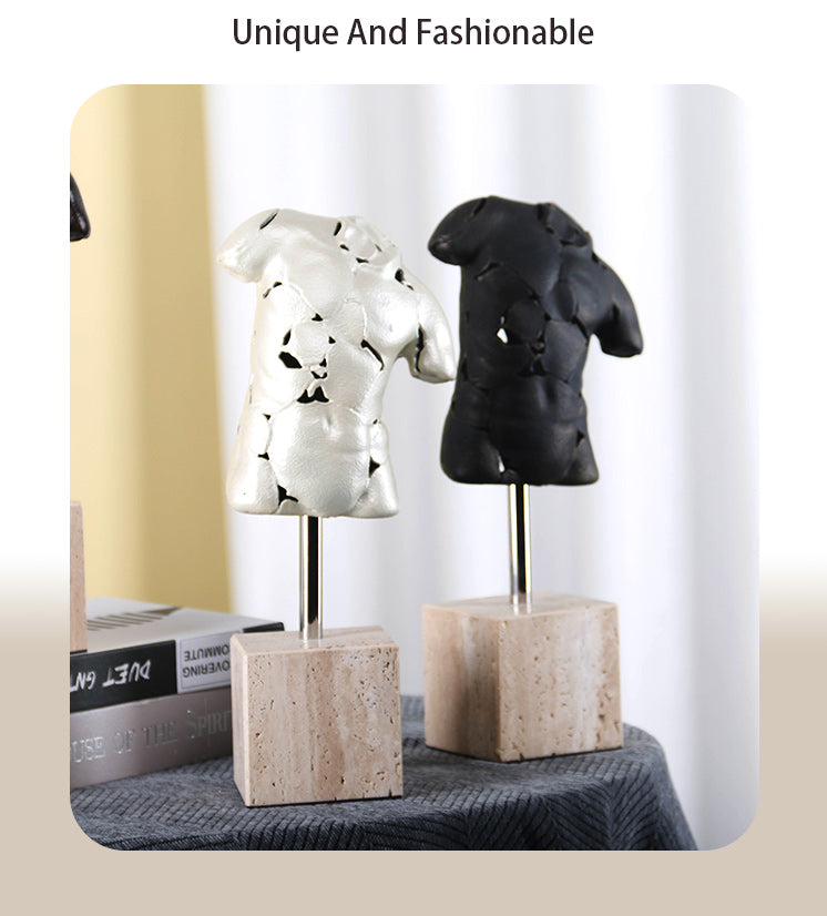 Modern Body Frame Stand - Luxury Alloy & Marble & S/s Home Decor & Artistic P... - 15