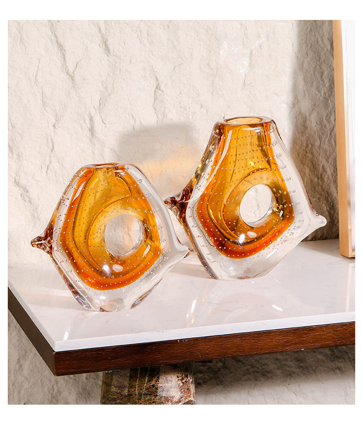 玻璃花瓶 - Luxury Premium Glass Home Decor & Artistic Piece - 11