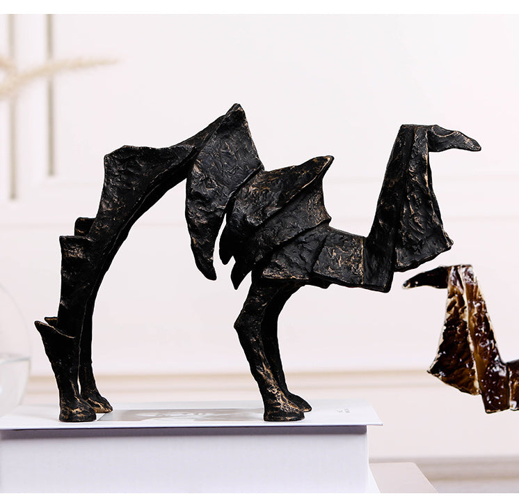 骆驼雕塑 - Luxury Premium Alloy Home Decor & Artistic Piece - 14