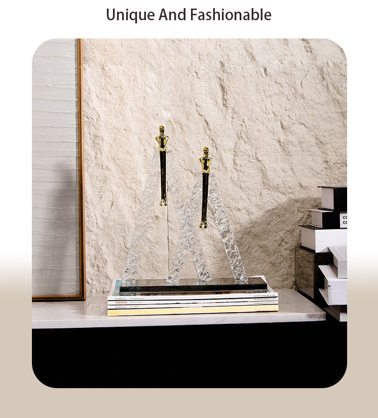 Contemporary Abstract Sculpture - Luxury Premium Alloy Home Decor & Artistic ...