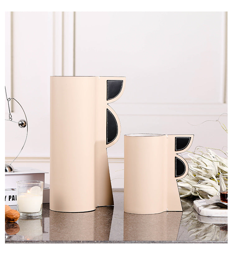 PuLeather & Glass Home Decor - 12