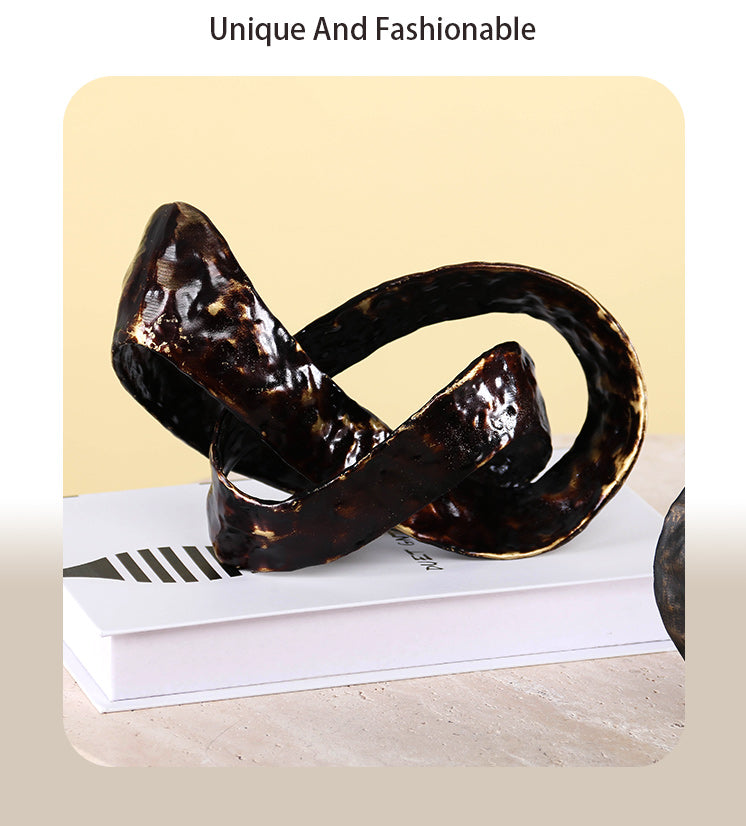 环联雕塑 - Luxury Premium Alloy Home Decor & Artistic Piece