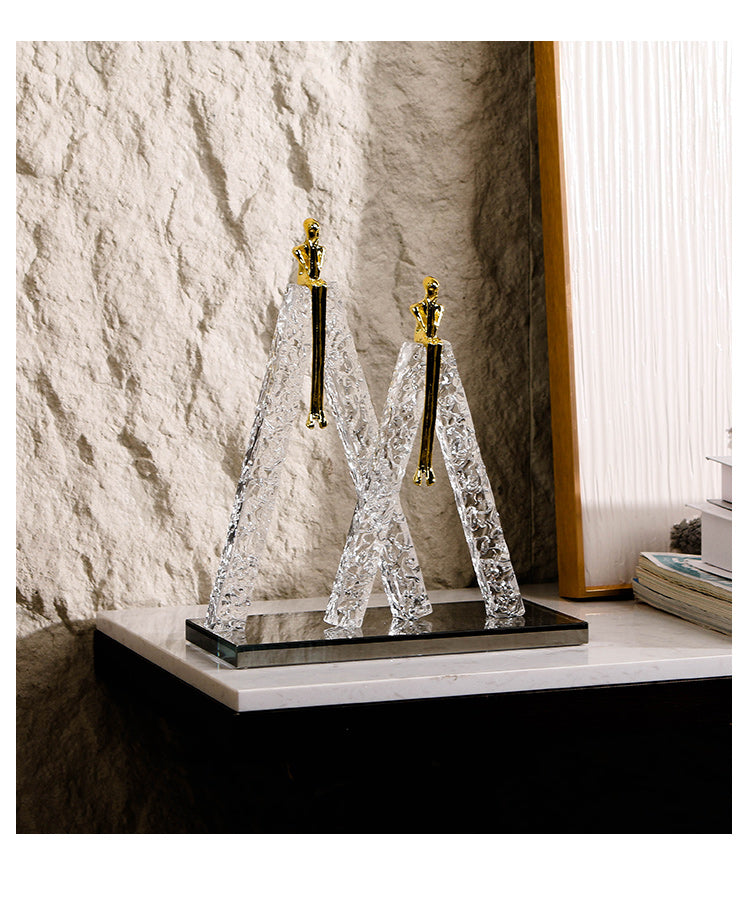 Contemporary Abstract Sculpture - Luxury Premium Alloy Home Decor & Artistic ... - 11