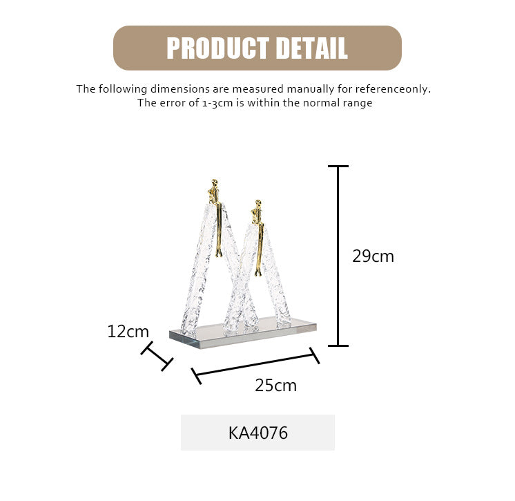 Contemporary Abstract Sculpture - Luxury Premium Alloy Home Decor & Artistic ... - 11