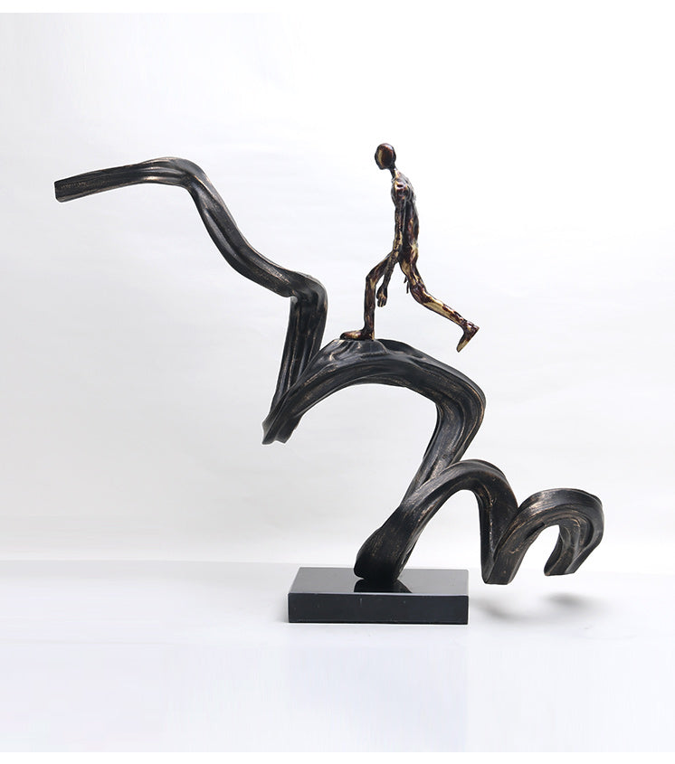 Climbing Human Figure - Luxury Alloy & Marble & Resin Home Decor & Artistic P... - 12