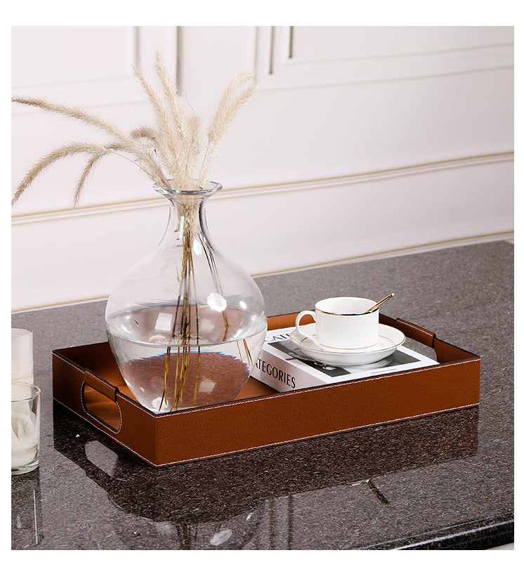 Premium Leather Home Decor - Handcrafted Modern Decor