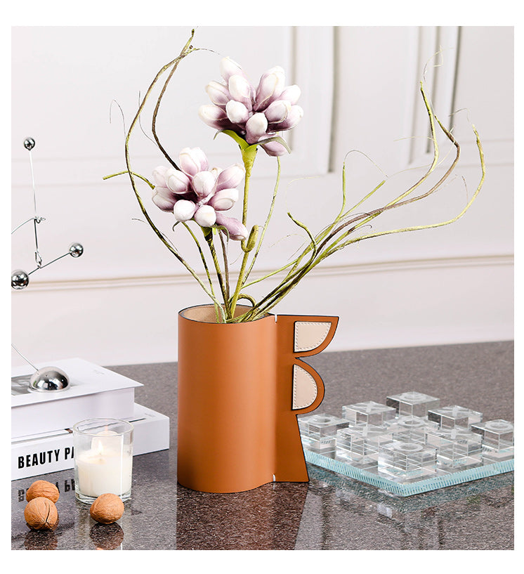 PuLeather & Glass Home Decor - 13