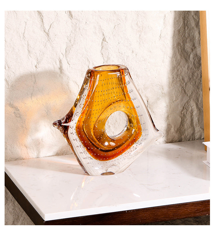 玻璃花瓶 - Luxury Premium Glass Home Decor & Artistic Piece - 13