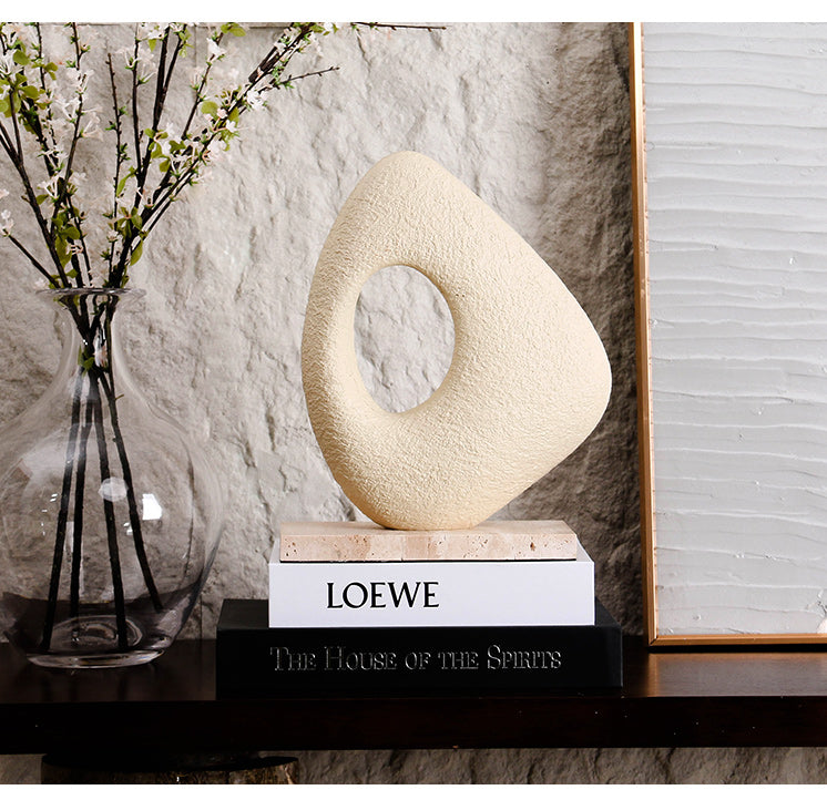 Luxury Resin & Marble Decorative Sculpture - Designer Artisan Edition - 14