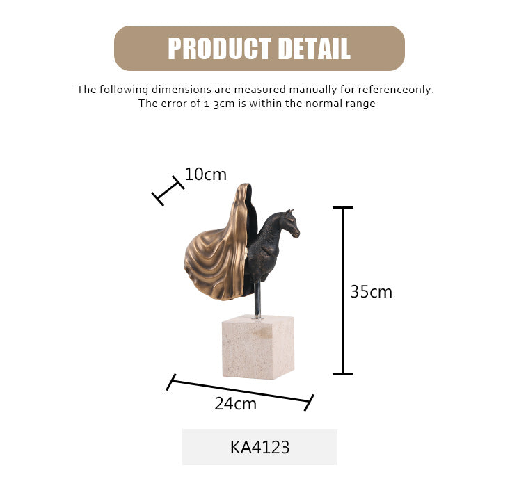 Mystical Cloaked Knight Statue - Luxury Alloy & Marble Home Decor & Artistic ...