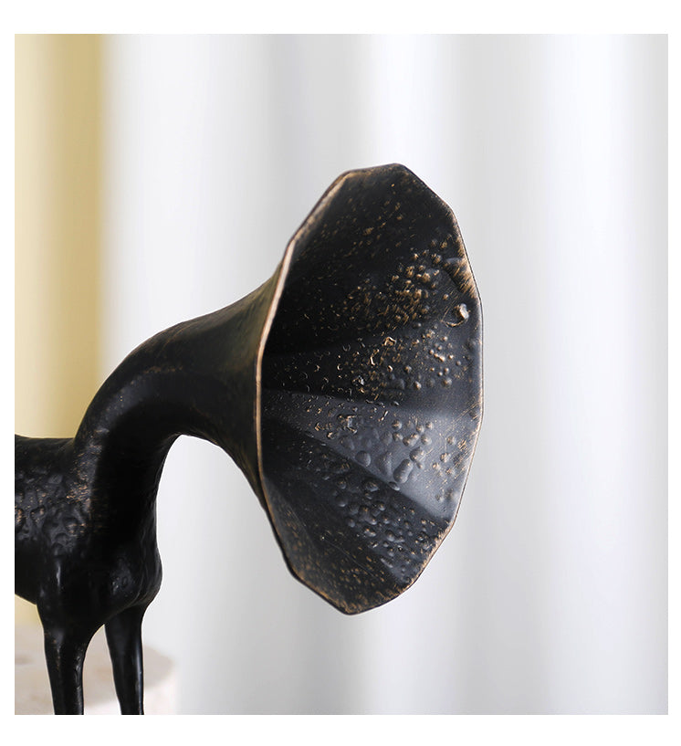 Luxury Alloy Decorative Sculpture - Designer Artisan Edition - 12