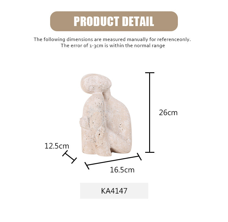 Luxury Marble Decorative Sculpture - Designer Artisan Edition - 11