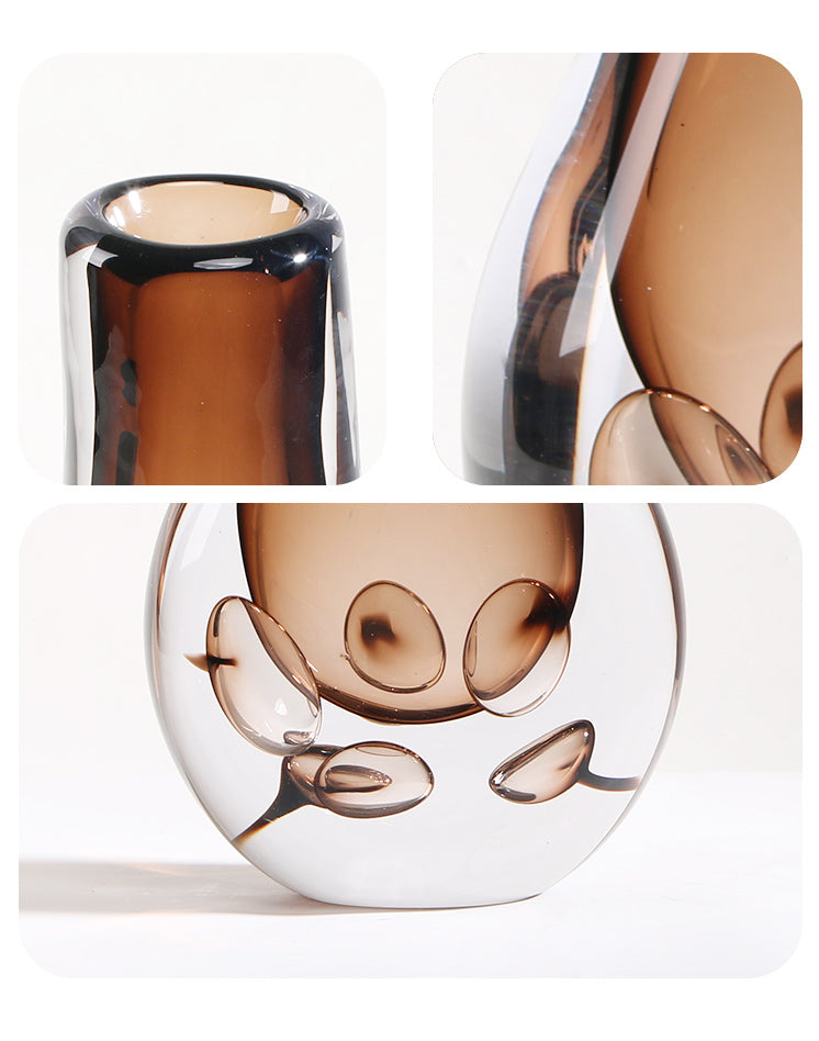 玻璃花瓶 - Luxury Premium Glass Home Decor & Artistic Piece - 12