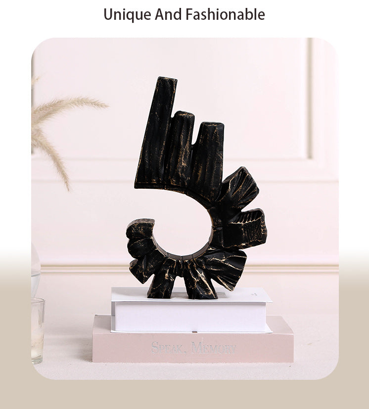 Luxury Resin Decorative Sculpture - Designer Artisan Edition - 12