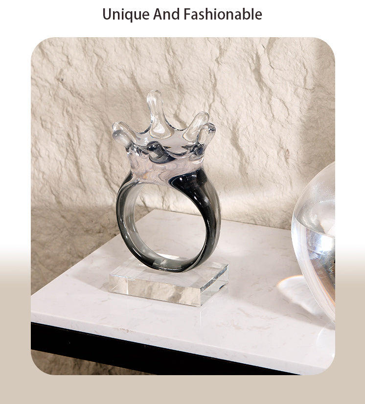 Luxury Resin Decorative Sculpture - Designer Artisan Edition - 14