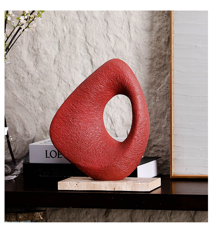 Luxury Resin & Marble Decorative Sculpture - Designer Artisan Edition - 15