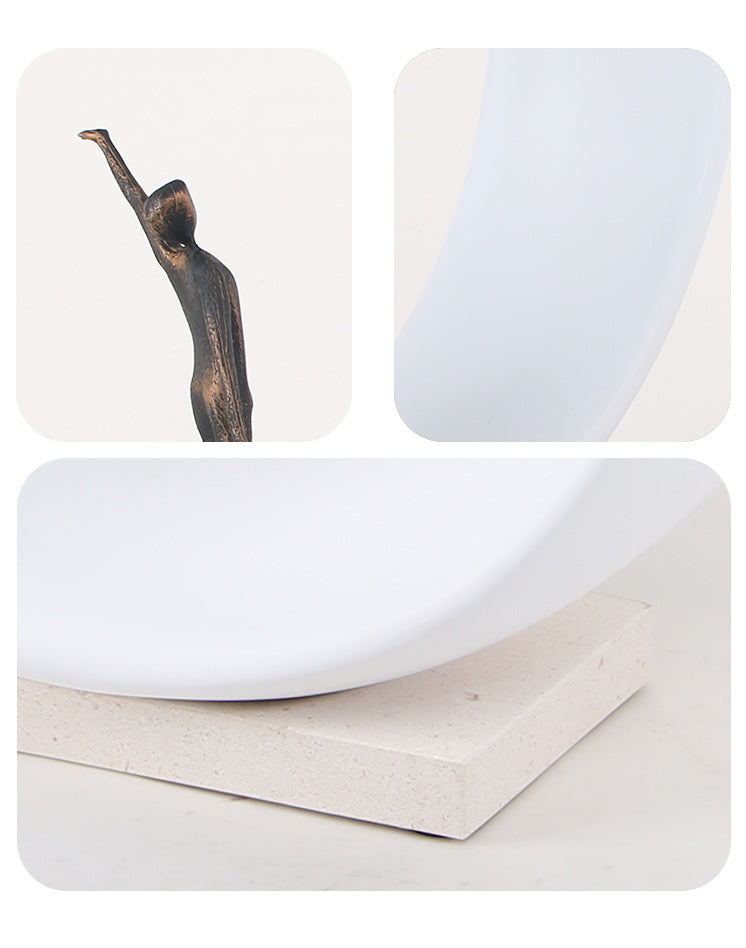 Contemporary Abstract Sculpture - Luxury Alloy & Resin & Marble Home Decor & ... - 12