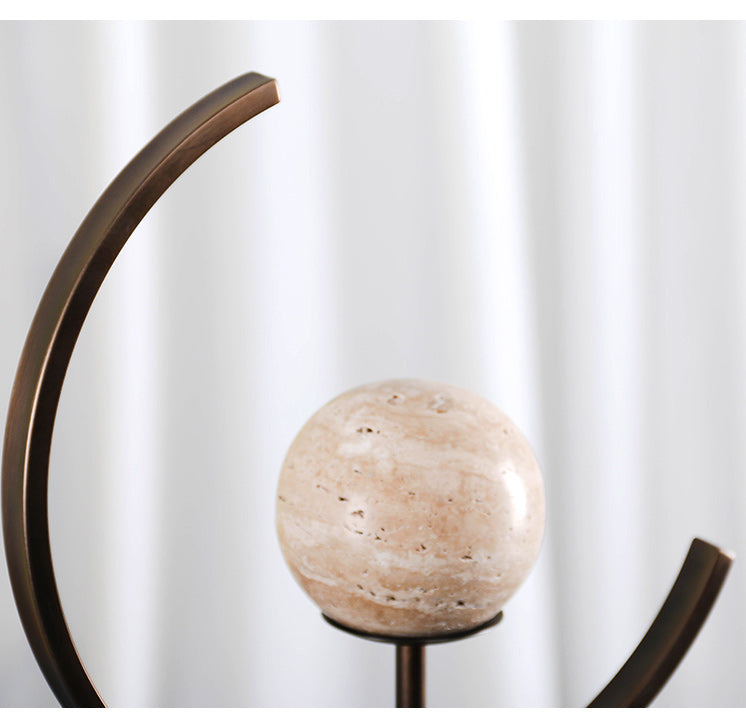 Contemporary Abstract Sculpture - Luxury Alloy & Marble Home Decor & Artistic... - 13
