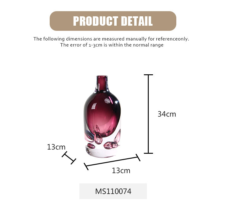 玻璃花瓶 - Luxury Premium Glass Home Decor & Artistic Piece - 11
