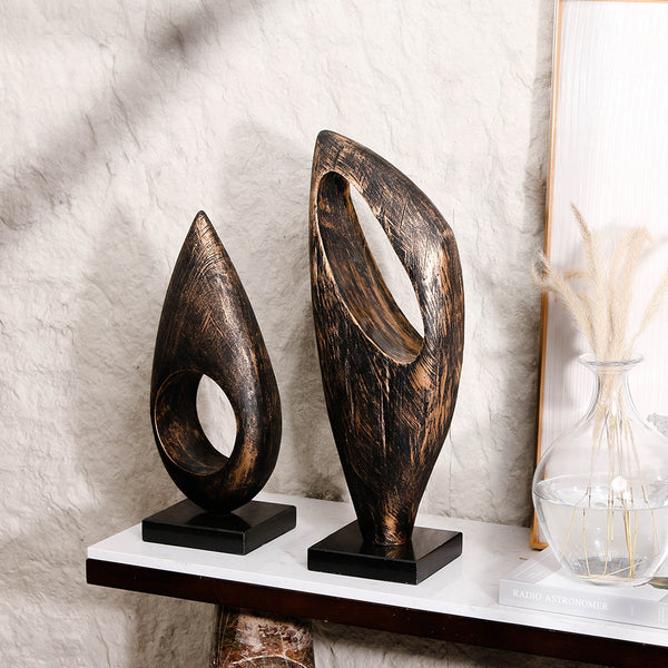 Hotel Console Table Luxury Resin Sculpture