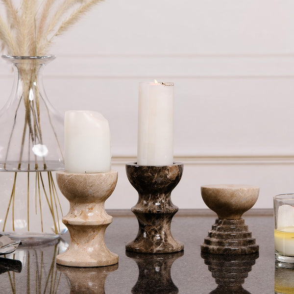 Marble Candle Holder