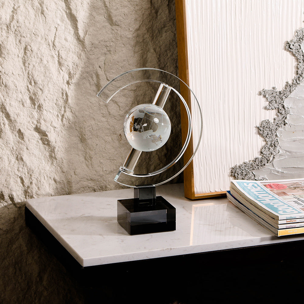 地球仪雕塑 - Luxury Premium Home Decor & Artistic Piece
