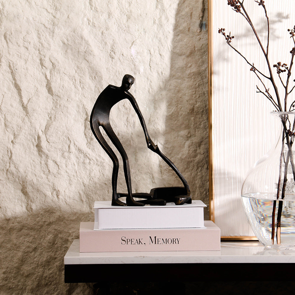 抽象金属雕塑 - Luxury Premium Alloy Home Decor & Artistic Piece