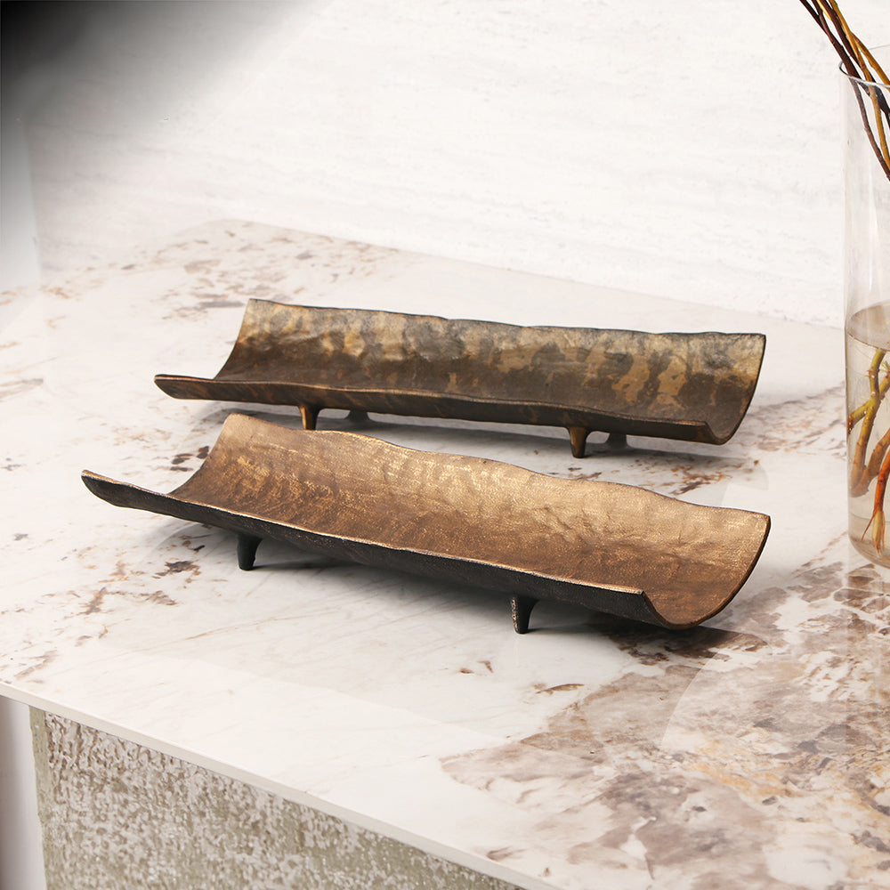 圆形金属托盘 - Luxury Premium Home Decor & Artistic Piece