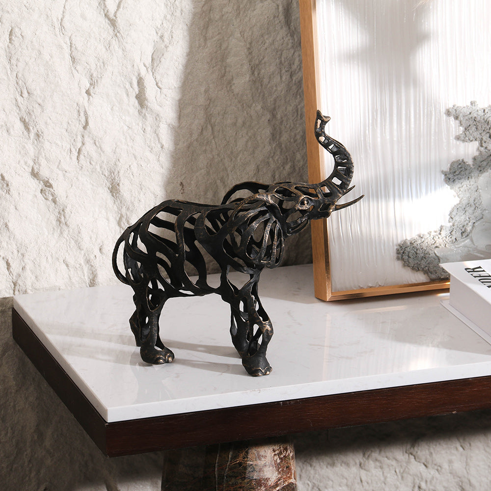 大象雕塑家居装饰 - Luxury Premium Alloy Home Decor & Artistic Piece