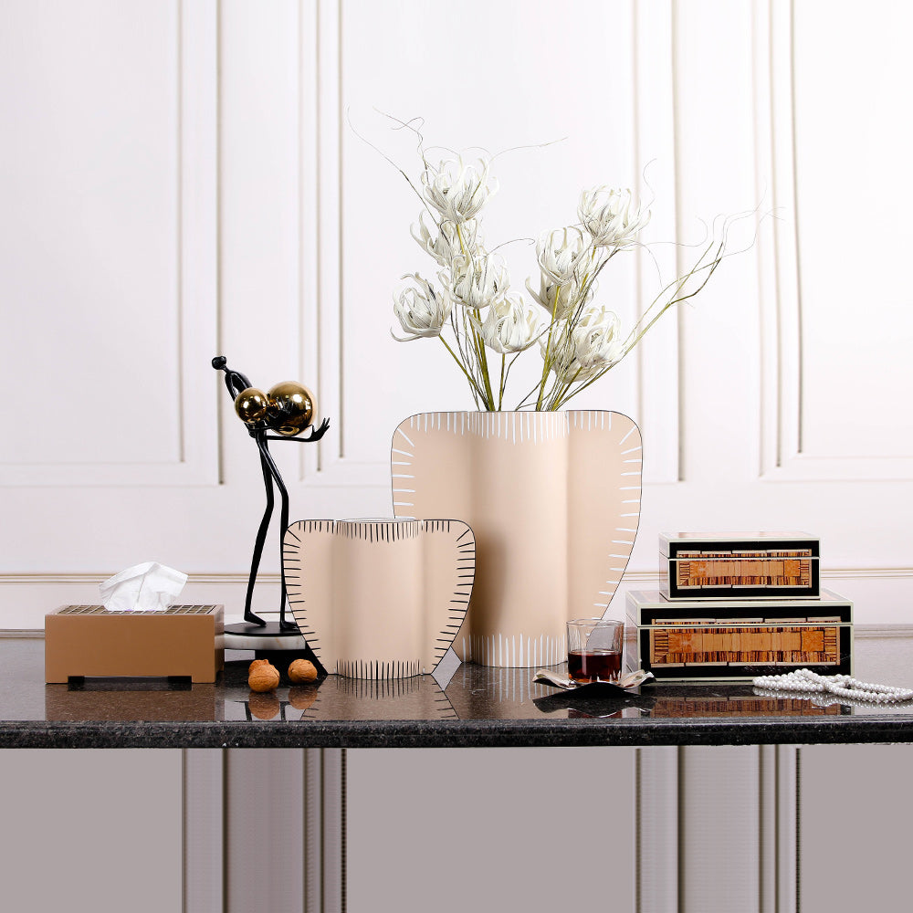 Premium Leather Home Decor - Handcrafted Modern Decor