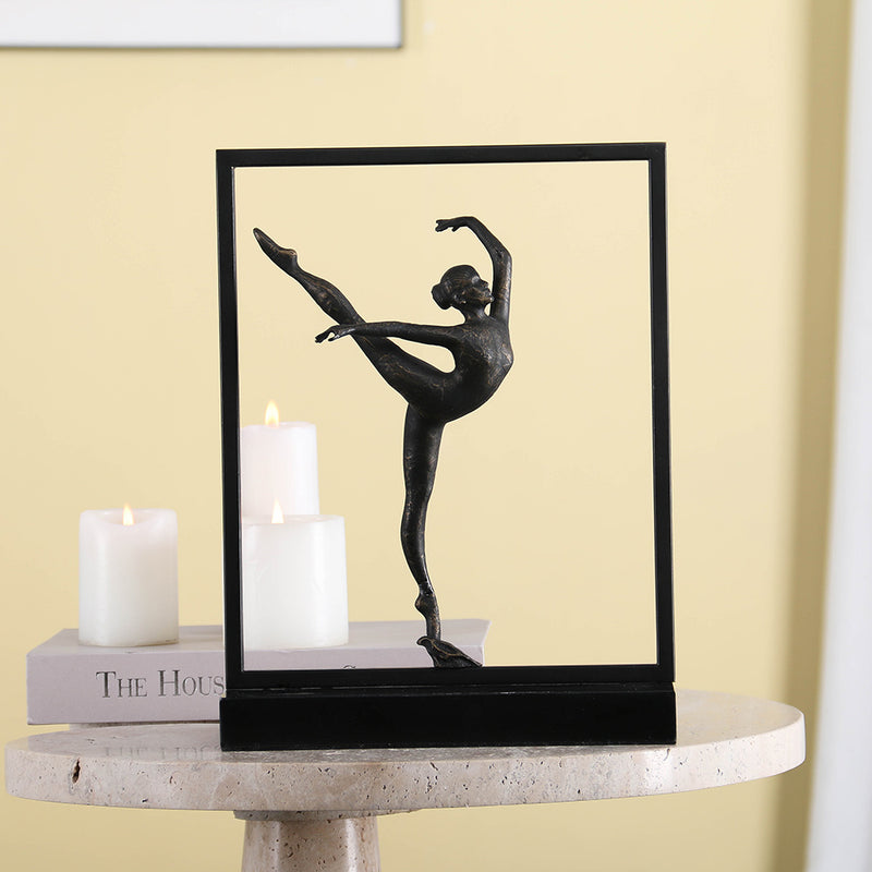 Luxury Alloy & Iron & Marble Decorative Sculpture - Designer Artisan Edition - 1