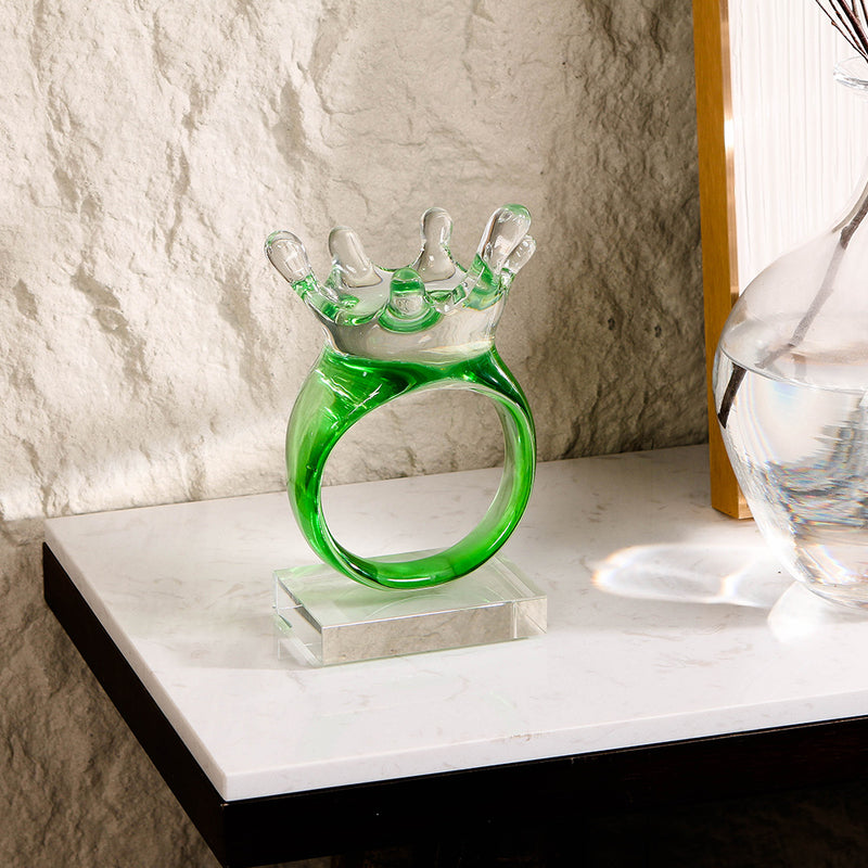 Luxury Resin Decorative Sculpture - Designer Artisan Edition - 1