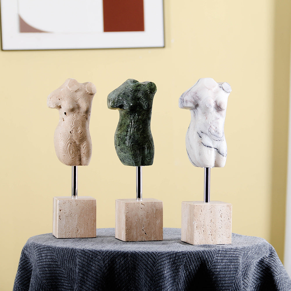 Modern Body Frame Stand - Luxury MarbleS/s Home Decor & Artistic Piece