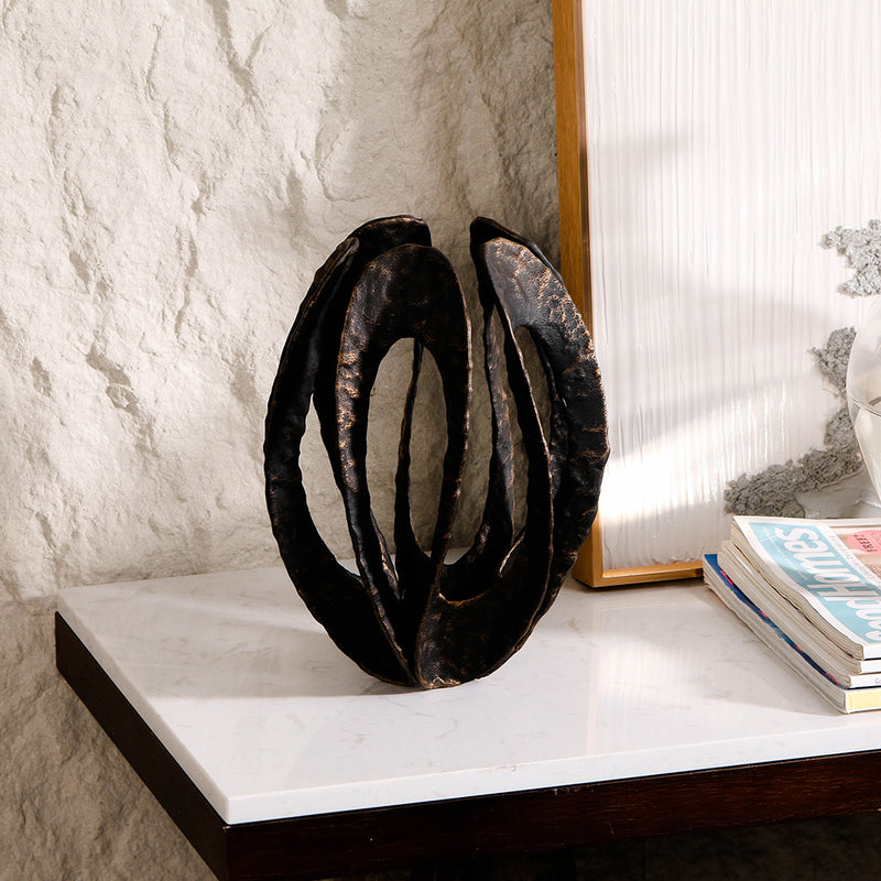联锁雕塑 - Luxury Premium Alloy Home Decor & Artistic Piece - 1