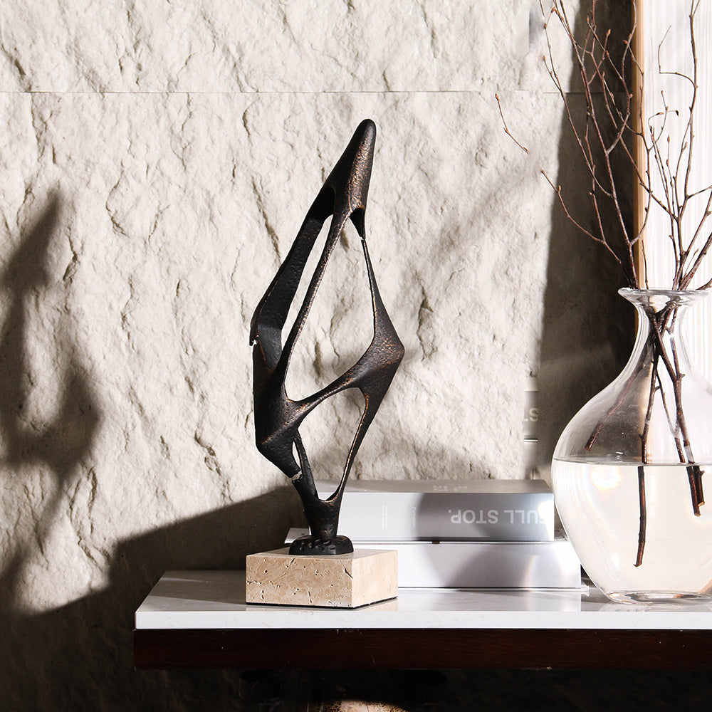抽象雕塑家居装饰 - Luxury Alloy & Marble Home Decor & Artistic Piece