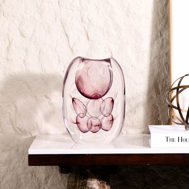 玻璃花瓶 - Luxury Premium Glass Home Decor & Artistic Piece - 2