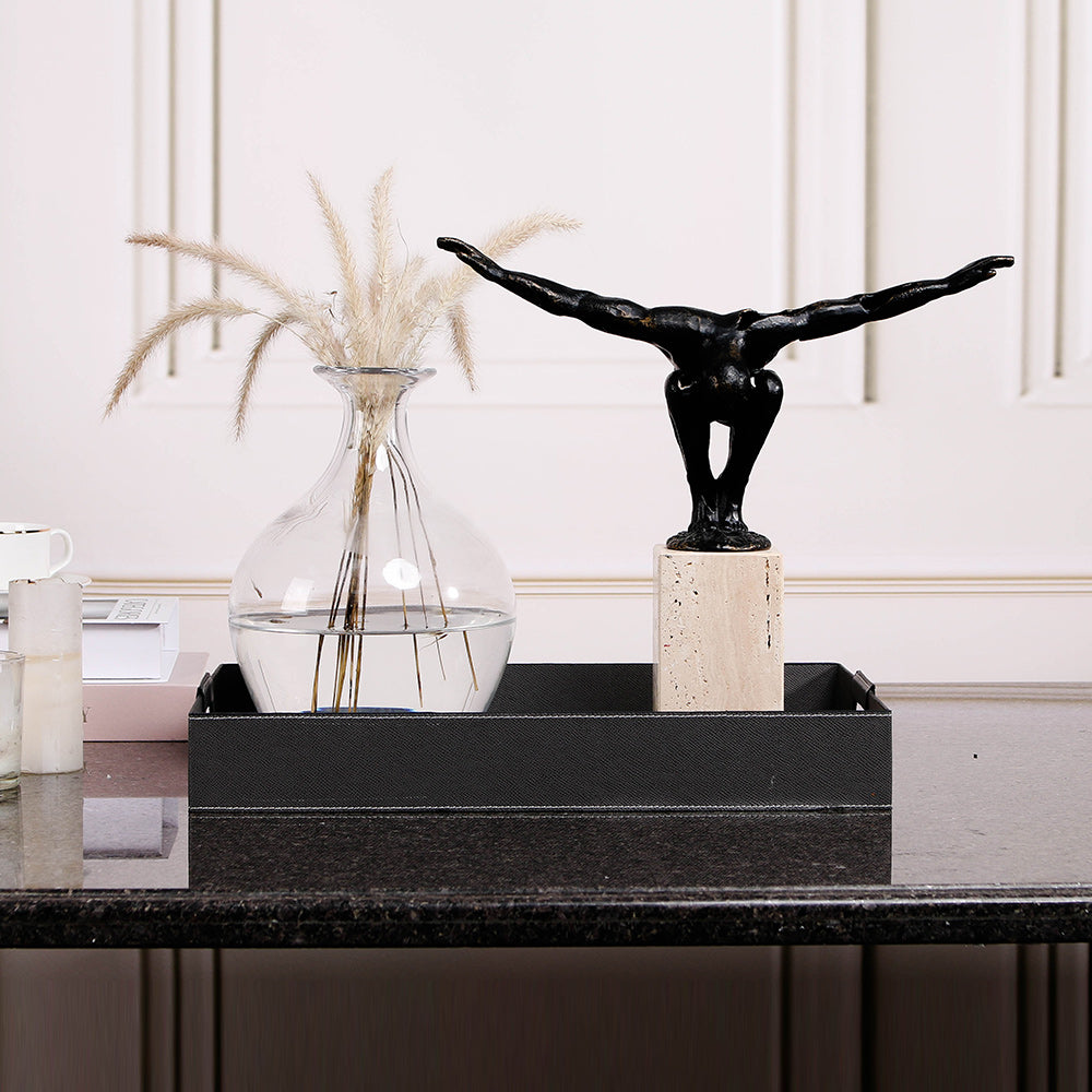 Premium Leather Home Decor - Handcrafted Modern Decor