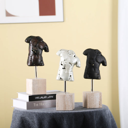 Modern Body Frame Stand - Luxury Alloy & Marble & S/s Home Decor & Artistic P...