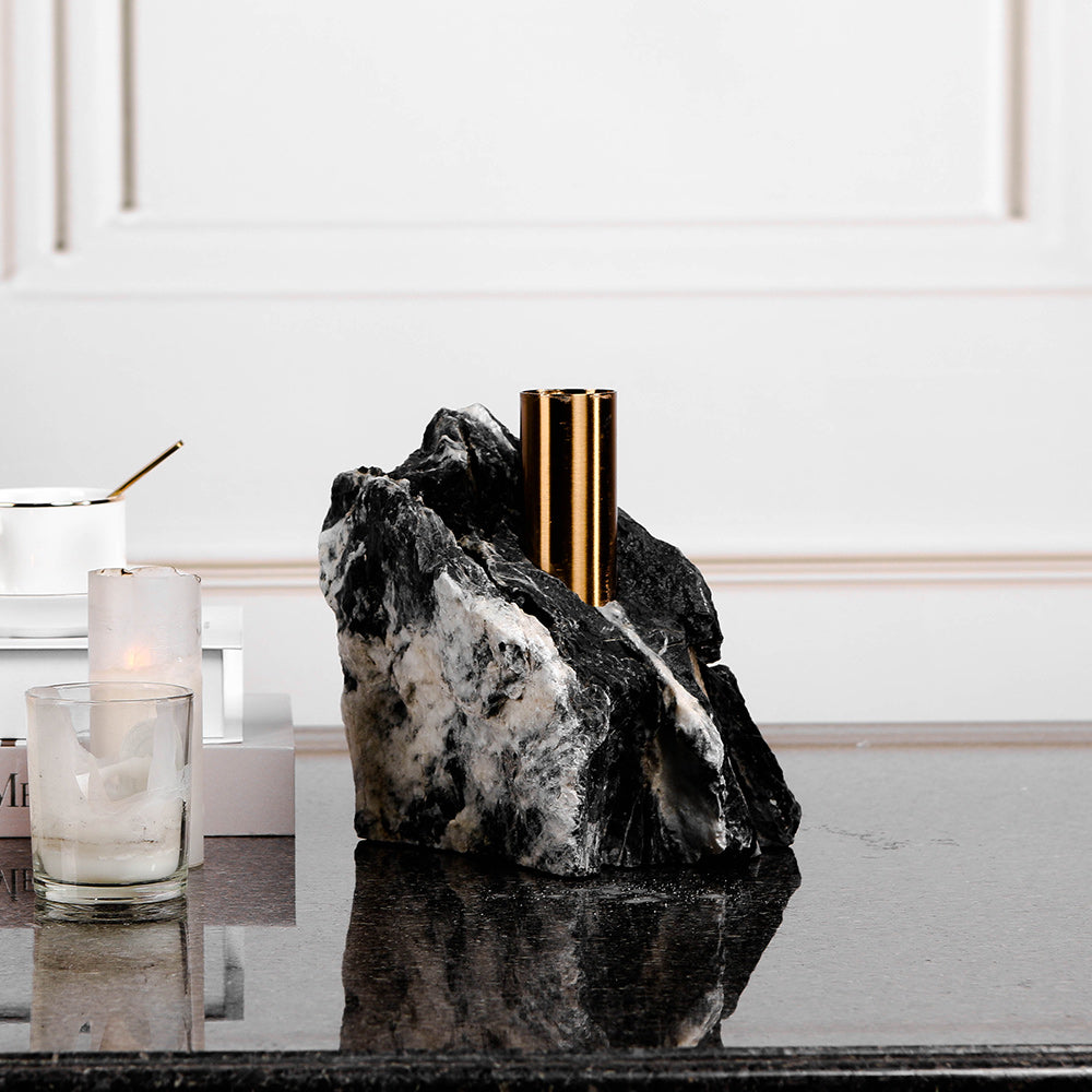 铁石花瓶家居装饰 - Luxury Premium Home Decor & Artistic Piece