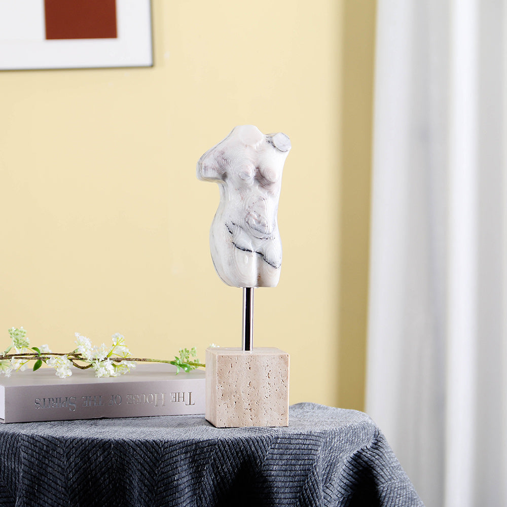 Modern Body Frame Stand - Luxury MarbleS/s Home Decor & Artistic Piece