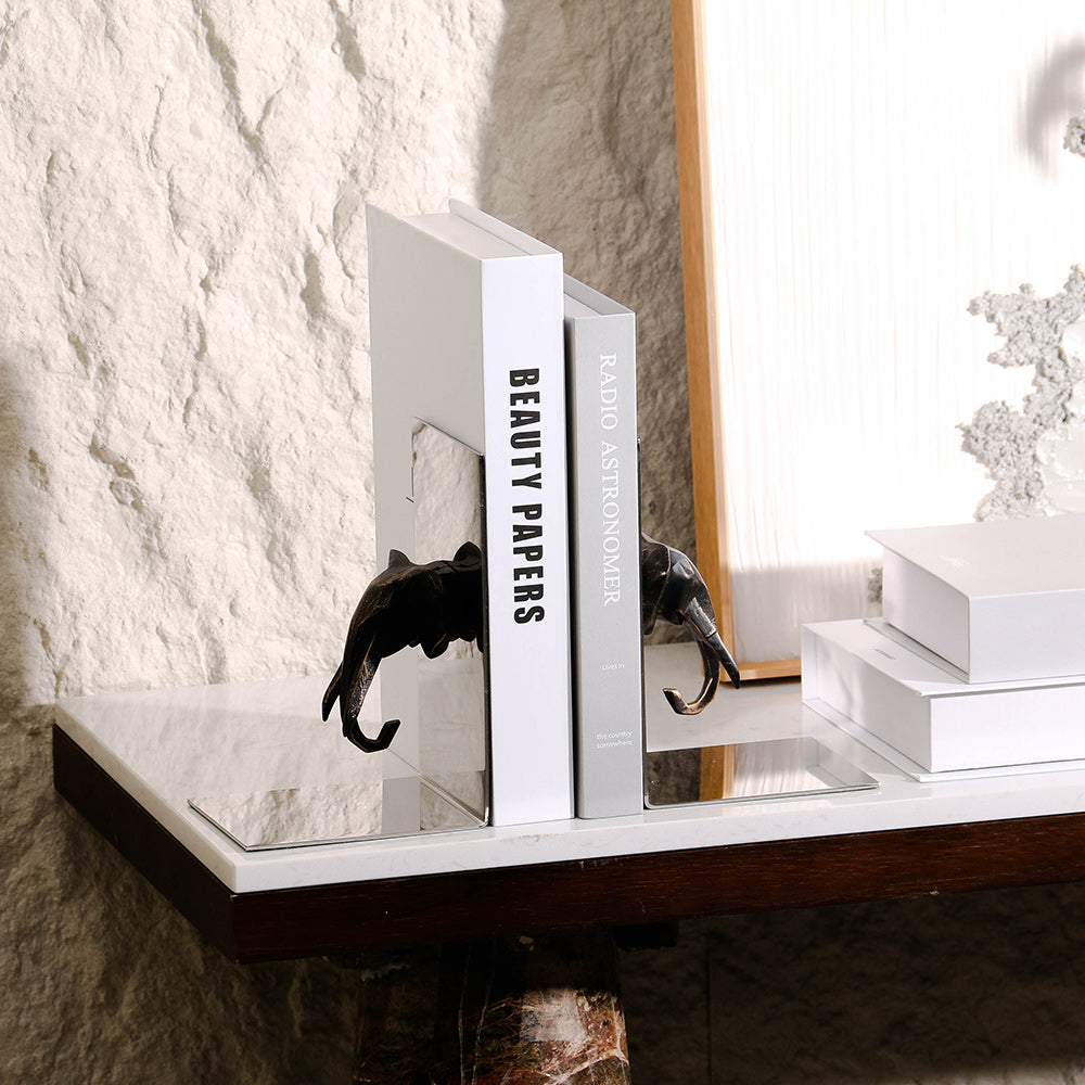 水晶书挡 - Luxury Premium Alloy Home Decor & Artistic Piece
