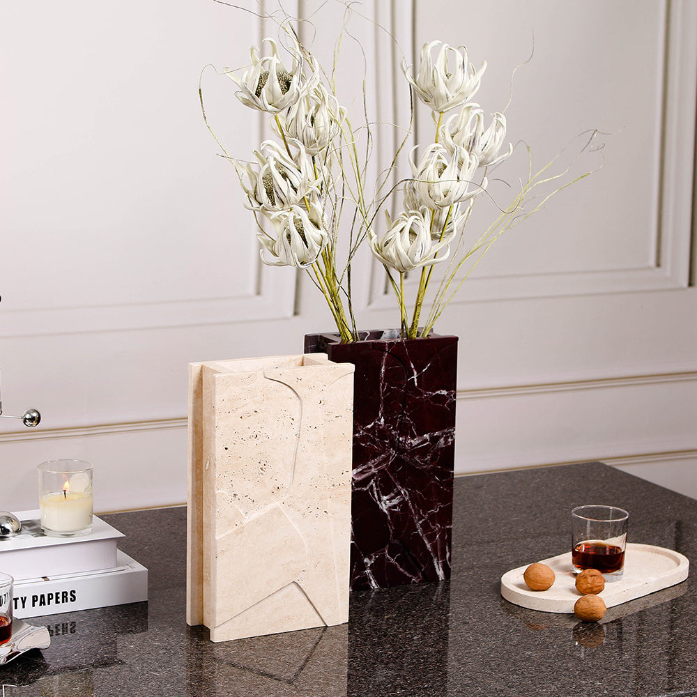 Luxury Marble Decorative Sculpture - Designer Artisan Edition