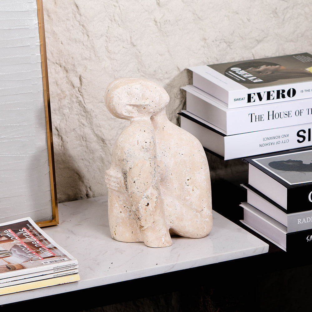 Luxury Marble Decorative Sculpture - Designer Artisan Edition