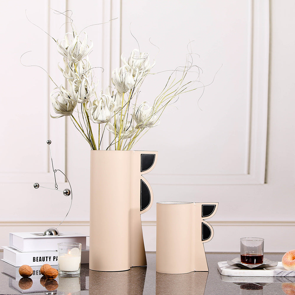 PuLeather & Glass Home Decor