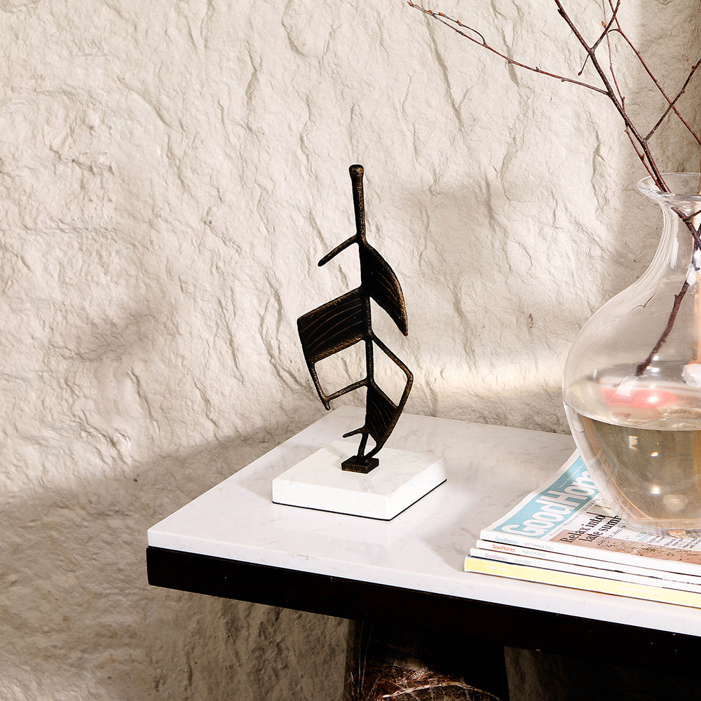Luxury Metal Decorative Sculpture - Designer Artisan Edition