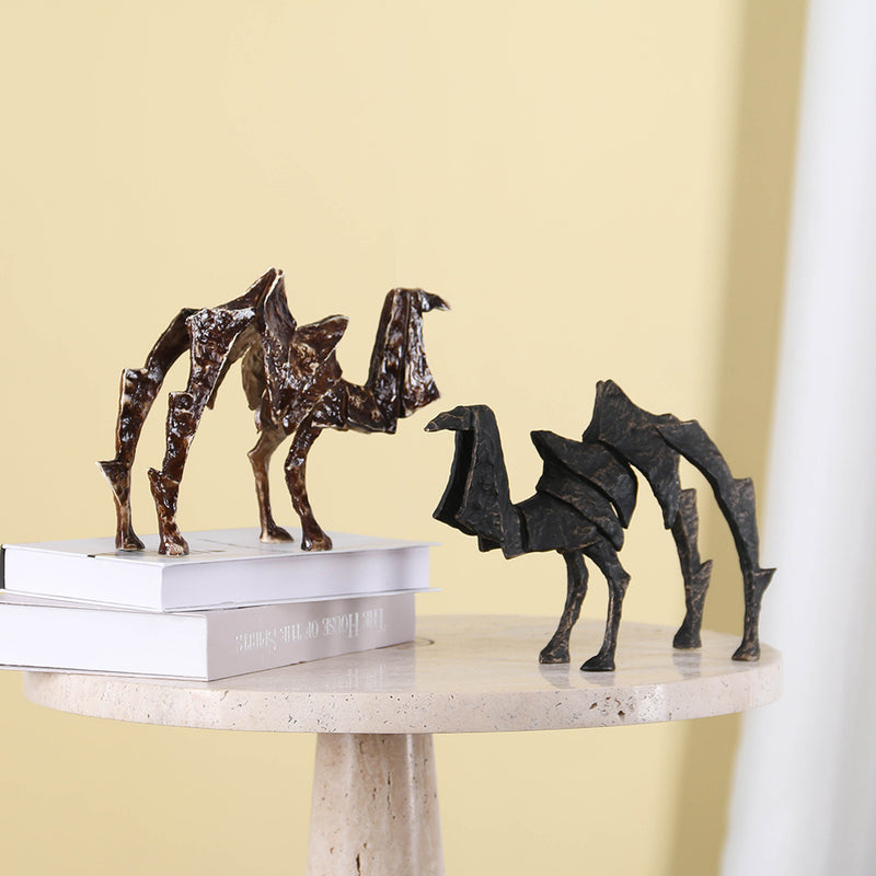 骆驼雕塑 - Luxury Premium Alloy Home Decor & Artistic Piece - 2