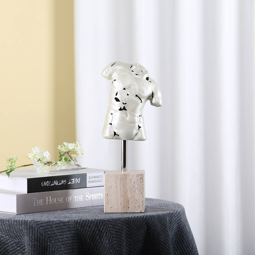 Modern Body Frame Stand - Luxury Alloy & Marble & S/s Home Decor & Artistic P...