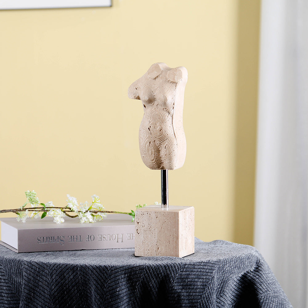 Modern Body Frame Stand - Luxury MarbleS/s Home Decor & Artistic Piece