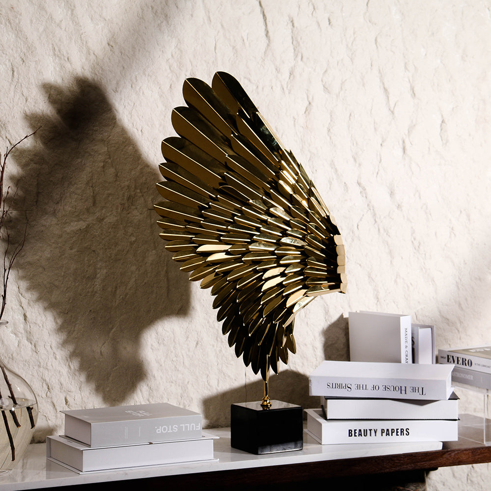 桌面雕塑 - Luxury MetalMarble Home Decor & Artistic Piece